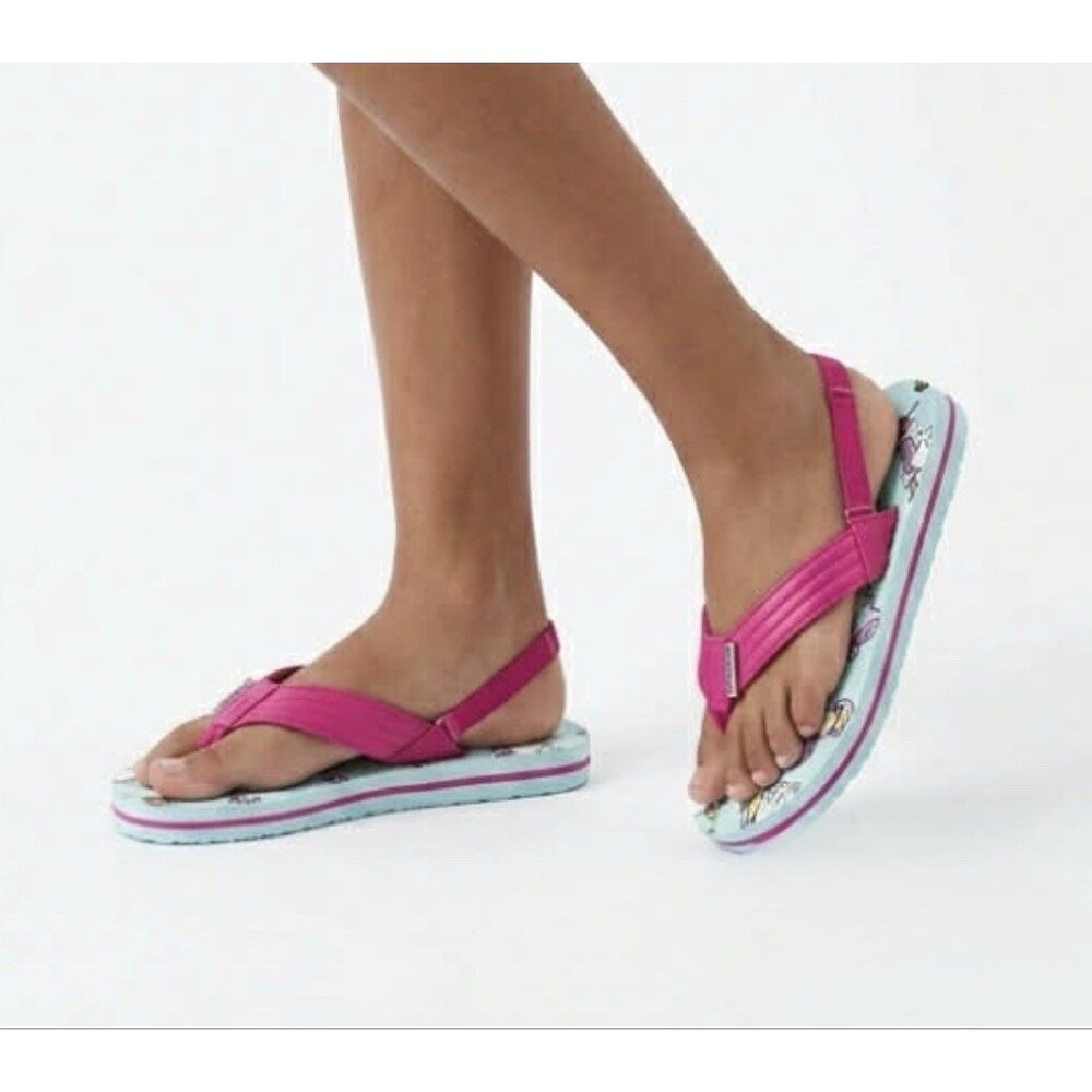 NWT Summer sandals for girls Size 2-3 Toddler Blue Unicorn WateLves